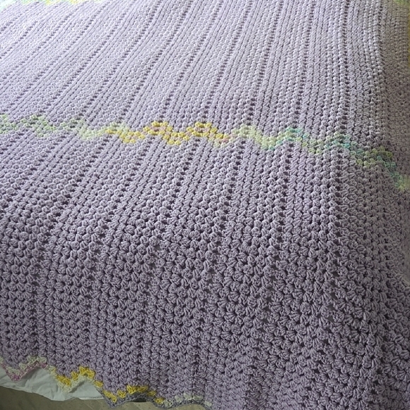Lavender Crochet Blanket